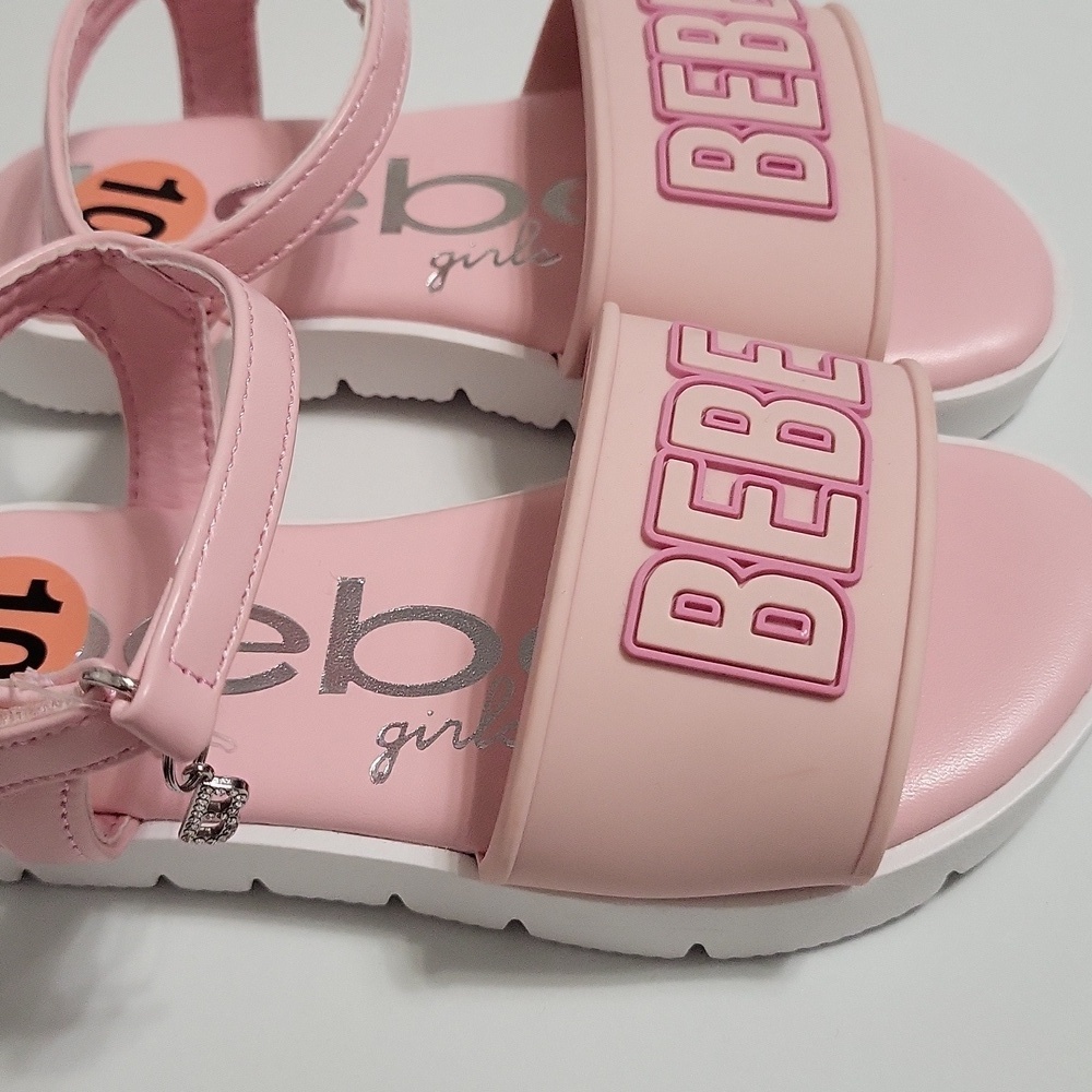 NWOT Bebe Kids Light Pink Sandals - Picture 7 of 9